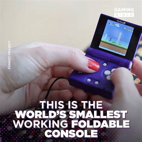 The Worlds Smallest Working Foldable Console Its Fascinating How