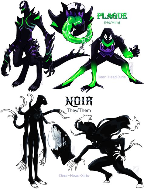 C Symbiotes By Deer Head On Deviantart Fantasy Character Design