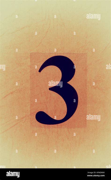 Number Three Hi Res Stock Photography And Images Alamy