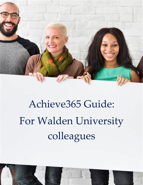 Achieve365 For Walden University Colleagues Instructional Guide By