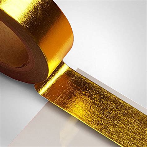 Gold Foil Tape Gold Duct Tape Gold Washi Tape Metallic Etsy
