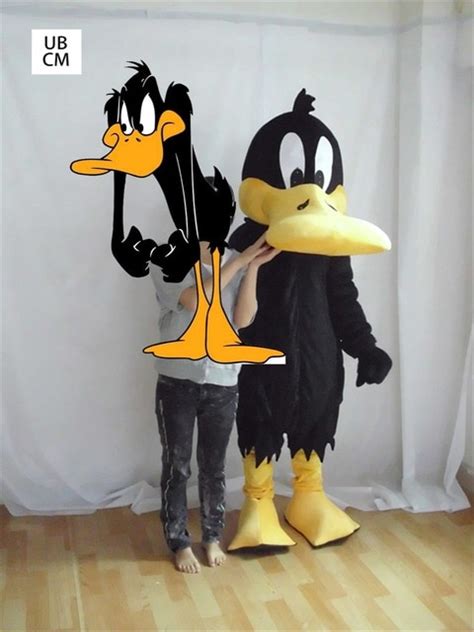 Daffy Duck Mascot Costume Fancy Dress Costume Halloween Party Outfit In