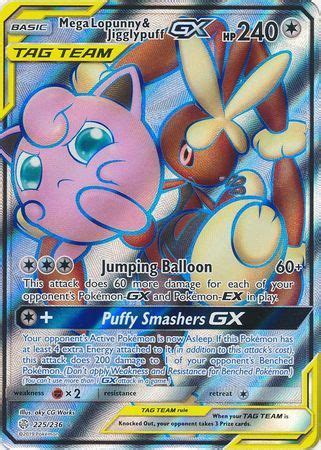 We did not find results for: Mega Lopunny & Jigglypuff Tag Team GX - 225/236 - Full Art Ultra Rare - Pokemon Singles » Sun ...