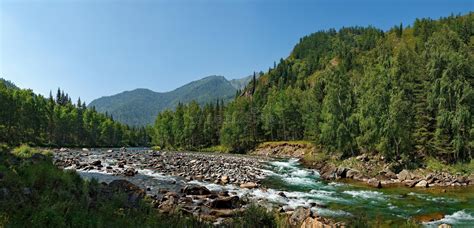 Rapid Rivers Of The Altai Stock Photo Image Of Blue 207940758