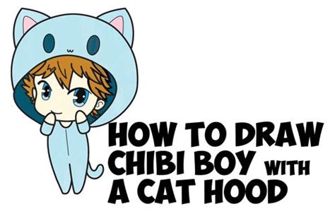 How To Draw A Chibi Boy With Hood On Drawing Cute Chibi