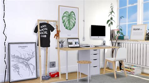 My Sims 4 Blog Ikea Office Set By Mxims