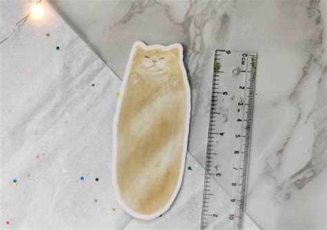 Bread Cat Vinyl High Quality Sticker Cute Stickers Etsy