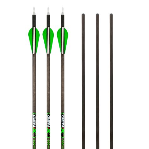 600 Spine Gen X™ Arrows 6 Pack Genesis Archery