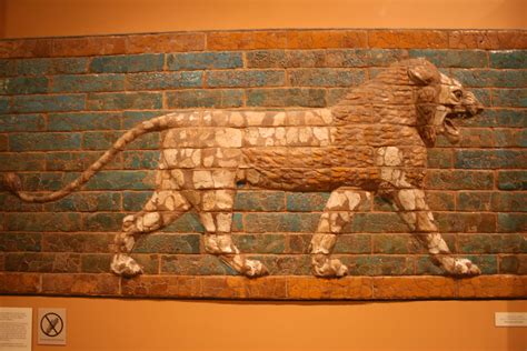 Neo Babylonian Striding Lion Nebuchadnezzar Ii 604 562 B Flickr