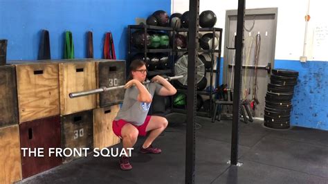 Front Squat Tutorial With Crossfit For Glory Youtube