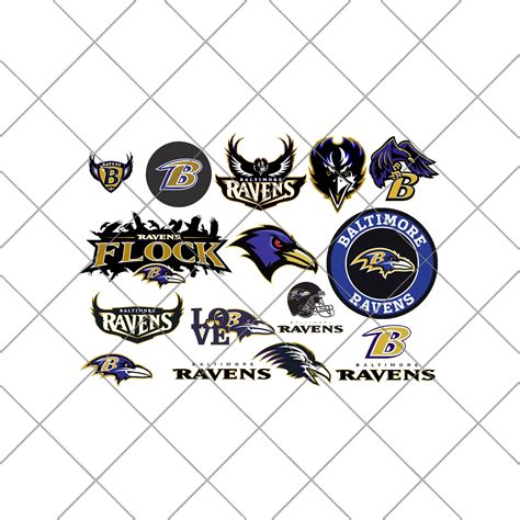 Baltimore Ravens Logo Svg Baltimore Ravens Svg Nfl American Football Svg Dxf Eps Png Cricut