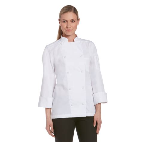 Womens Long Sleeve Vented Lightweight Chef Coat Cw5665 Chefwear