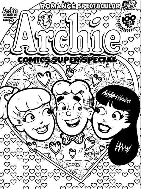archie comics super special coloring page