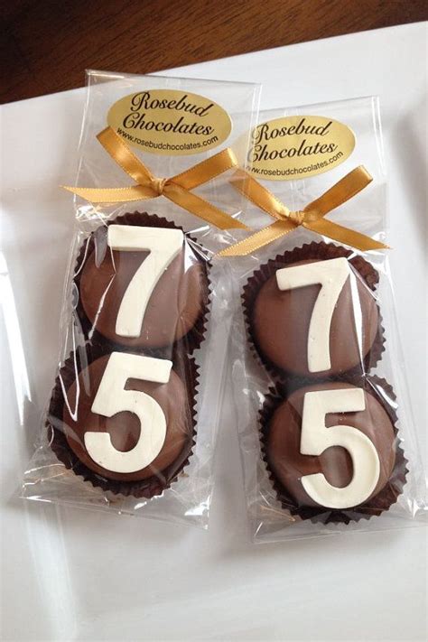 Looking for a great 75th birthday cake for dad, grandpa or another man who enjoys fishing? 8 Pairs 75 Chocolate Covered Oreo Cookie Candy Party ...
