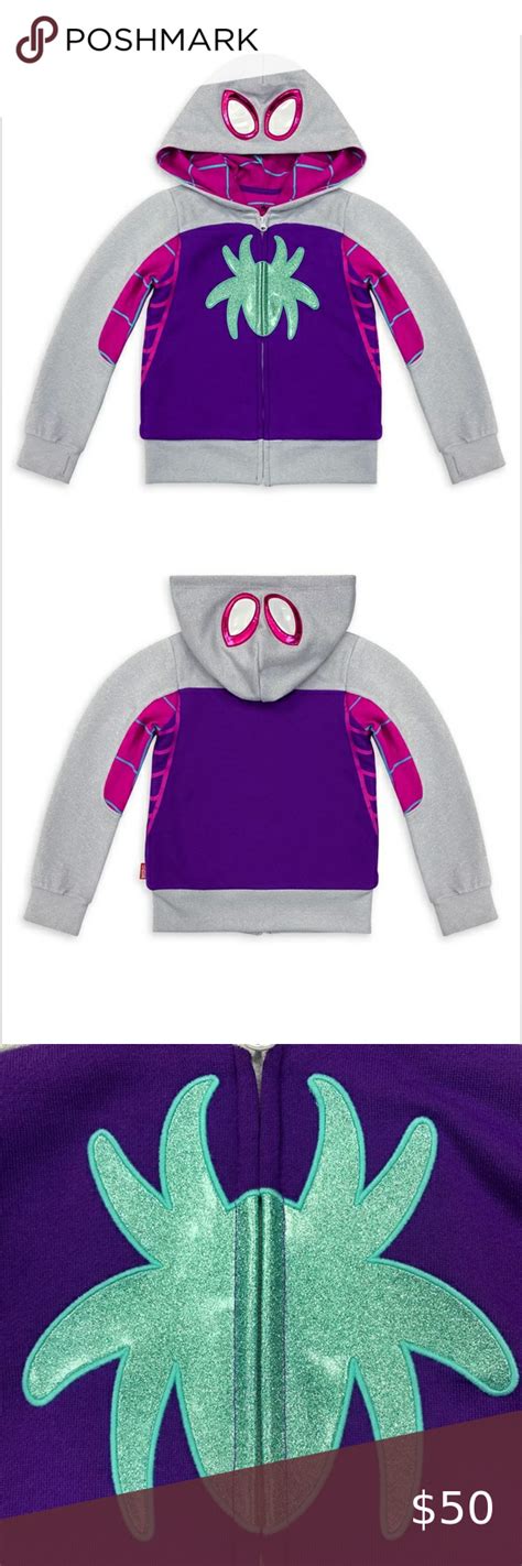 Ghost Spider Costume Hoodie For Kids Size 6 In 2022 Spider Girl