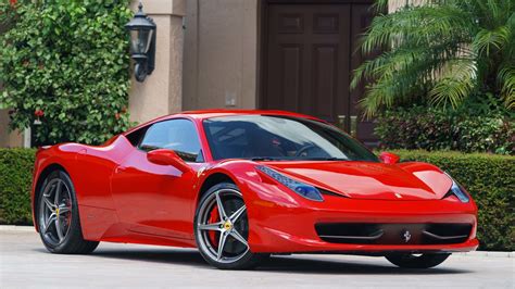 2013 red ferrari italia 458. 2013 Ferrari 458 Italia 4.5/570 HP, 1,321 Miles | Lot S107 | Los Angeles 2017 | Mecum Auctions