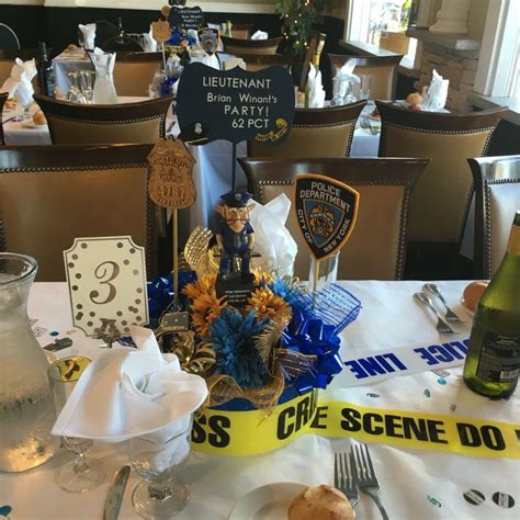 See more party ideas at catchmyparty.com! police retirement party diy in 2020 (With images) | Police ...