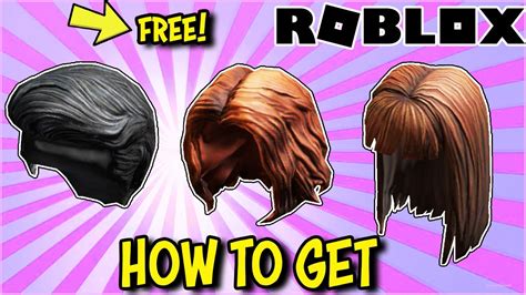 Free Items Get 3 New Hair Accessories On Roblox Side Part Surfer