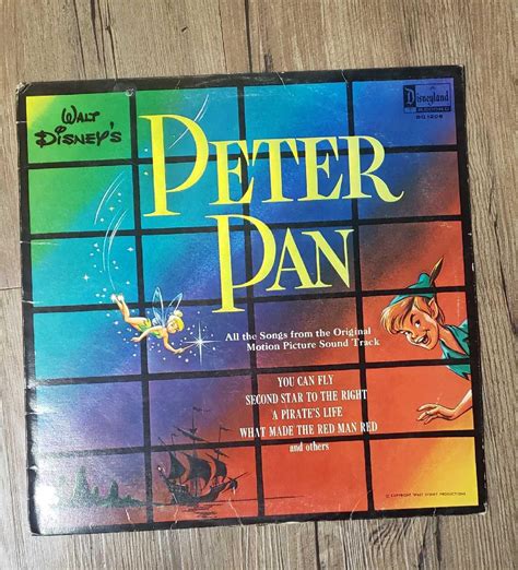 Best Walt Disney Peter Pan Original Soundtrack 1963 Vinyl Album And