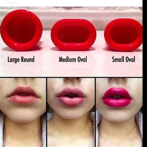 Plastic Fuller Lip Plumper Enhance Device Sexy Full Lips Red Pout