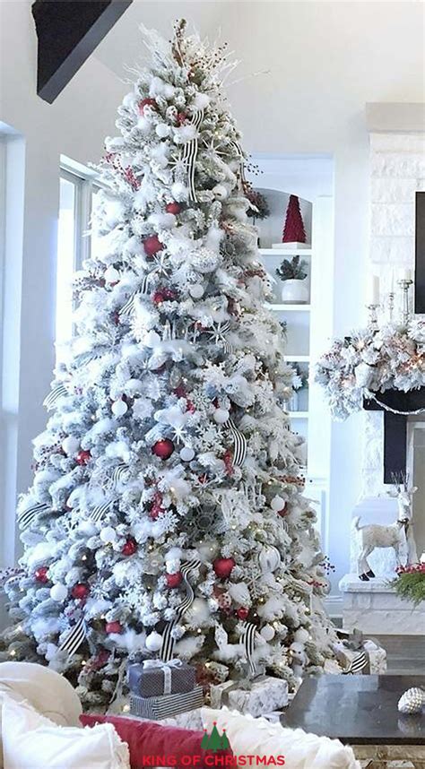 10 Flock Christmas Tree Decorations Decoomo