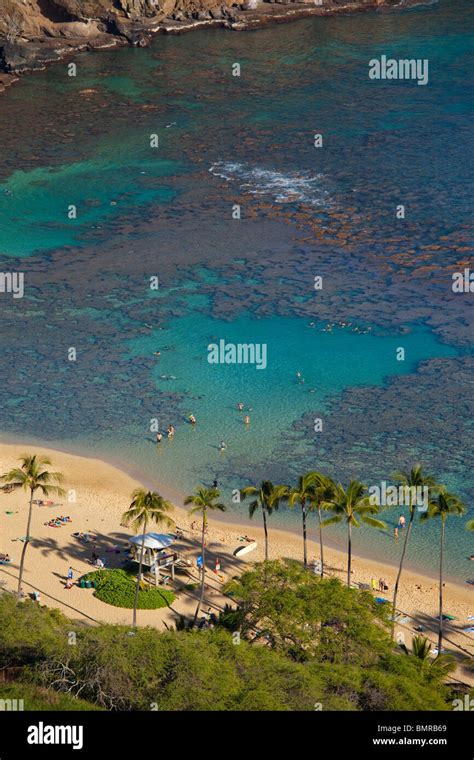 Hanauma Bay Honolulu Oahu Hawaii Stock Photo Alamy