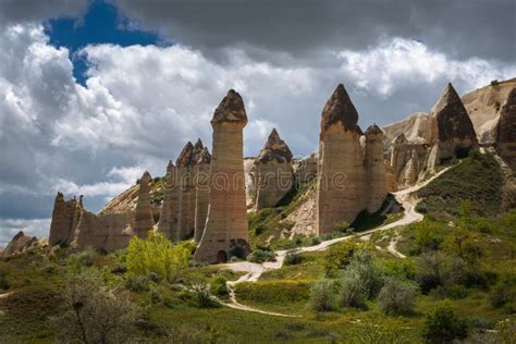 Cappadociaturkey Love Valley In Goreme National Park Stock Photo