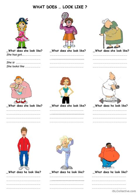 What Does Look Like English Esl Worksheets Pdf And Doc