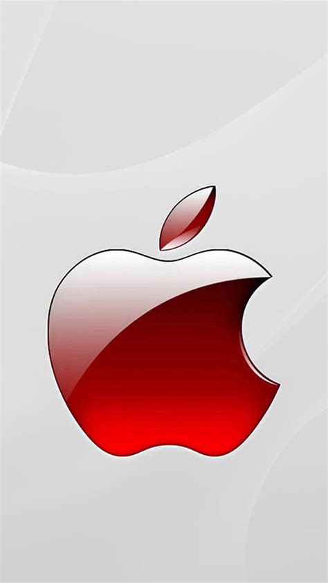 Red Apple Logo Wallpaper Hd