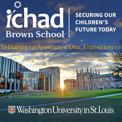 ICHAD » Happy to Announce our Transition to Washington University Brown School