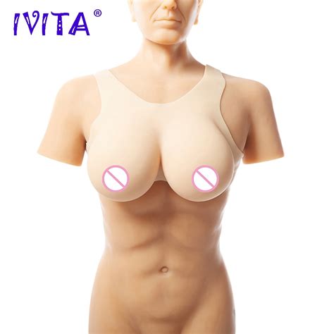 Ivita Realisitc Silicone Breast Forms Fake Boobs False Breasts For