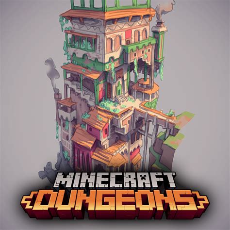 Artstation Minecraft Dungeons The Tower