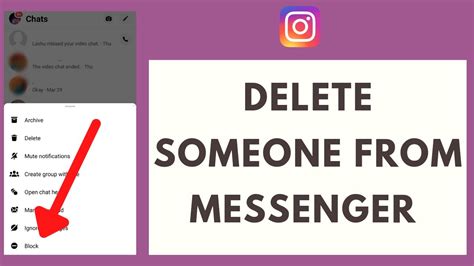How To Delete Remove Someone From Messenger Youtube