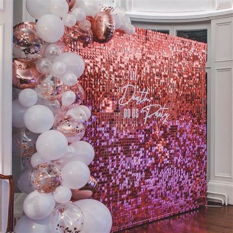 Sequin Backdrop Hire Balloon Arch 21st Birthday Decorations Disco