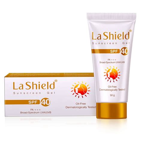 La Shield Spf 40 Pa Sunscreen Gel 50 Gm Price Uses Side Effects