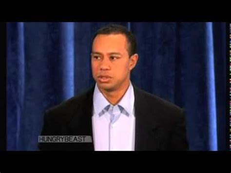 Tiger Woods Apology HUNGRY BEAST YouTube