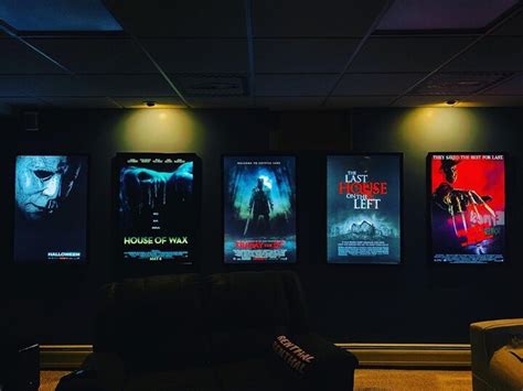 Slim Led Movie Poster Display Home Theater Mart Chicago Il