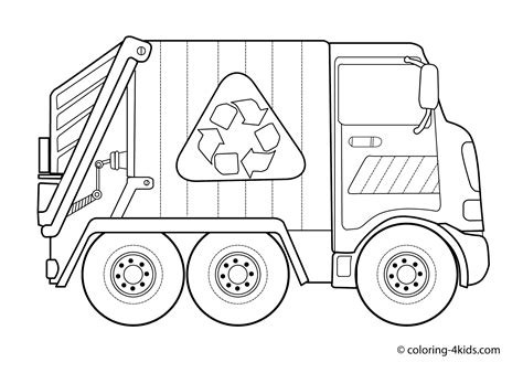 Illustration about coloring page for kids. Recycling Coloring Pages - Coloring Home