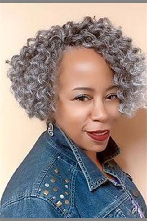 Best African American Curly Braided Hairstyle For Older Womens Over 50