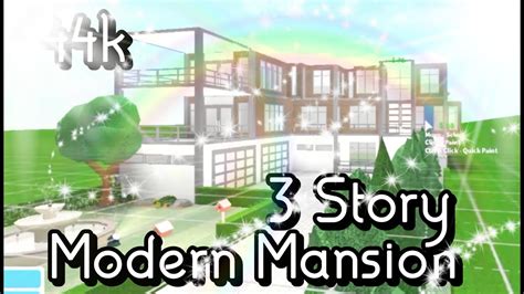Heyy guys i build a bloxburg mansion for 10k (exterior only) if you want a interior then write it in the comments! ROBLOX Bloxburg: 3 Story Modern Mansion 44k (PART 1) - YouTube