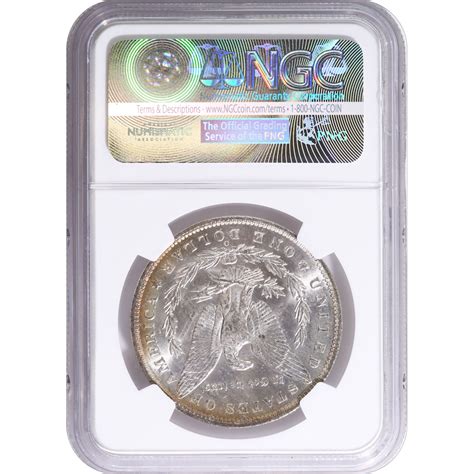 Certified Morgan Silver Dollar 1885 O Ms66 Ngc Rainbow Toning 026