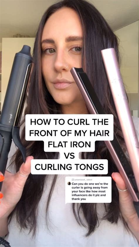 Flat Iron Curling Hair Tutorial Easy Hairstyles Curling Trick Hair