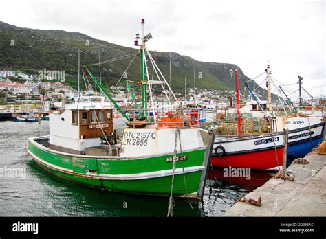 Fishing Boats Kalkbaai Kalk Bay Harbour False Bay Cape Town
