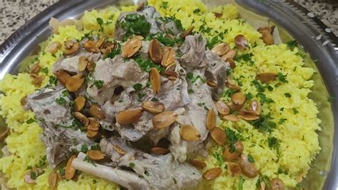 Jordanian Mansaf Recipe Jordanian National Dish By Hanalyn Channel Youtube