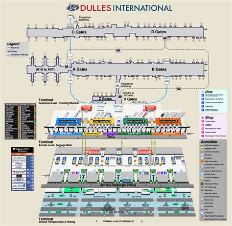 Washington Dulles International Airport Iad Terminal Guide 2022
