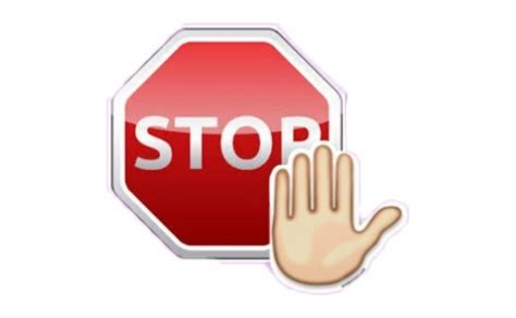Download High Quality Stop Sign Clipart Emoji Transparent Png Images