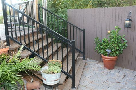 Handrails · porch step railing. wrought iron railings outdoor steps - Google Search ...