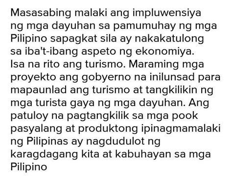 Filipinolohiya Answer Docx Panimulang Gawain Impluwensya Ng Mga Dayuhan