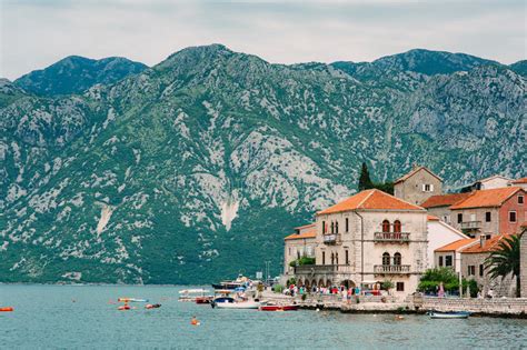 The Old Town Of Perast On The Shore Of Kotor Bay Montenegro Th