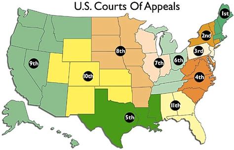 Us Courts Of Appeal Map
